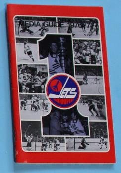 WINNIPEG JETS WHA Program/Media Guide; 1976-77 (12 Photo's Includes BOBBY HULL, Joe Daley, Ulf Ni...