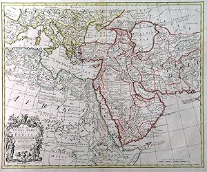A MAP OF TURKY, ARABIA AND PERSIA . Map of Arabia, Persia, Turkey, Black and Caqspian Sea, the Me...