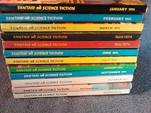 The Magazine of Fantasy and Science Fiction 1974-12 Issues