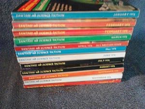 The Magazine of Fantasy and Science Fiction 1978-12 Issues MISSING October
