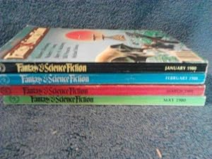 The Magazine of Fantasy and Science Fiction 1980-4 Issues
