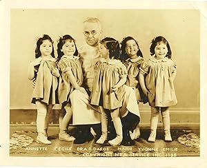Dionne Quintuplets publicity photo 1938