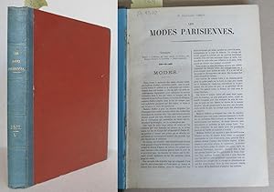 Les Modes Parisiennes Illustrées. Journal de la bonne compagnie, Janvier - Juin 1867