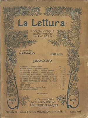 La Lettura. Rivista mensile del Corriere della sera - Anno I - 1901 annata completa