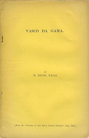 Vasco Da Gama (Offprint from the Journal of the Royal Asiatic Society)