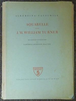 Aquarelle von J. M. William Turner ( Albertina Facsimile ).