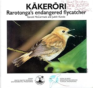 Kakerori. Rarotonga's Endangerd Flycatcher.