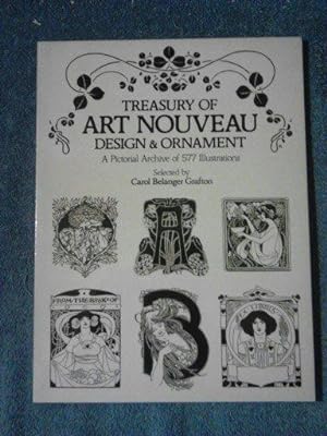 Treasury of Art Nouveau Design & Ornament. A Pictorial Archive of 577 Illustrations.