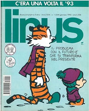 Linus. Rivista di fumetti e d'altro. Anno XXIX, n. 1 (334) gennaio 1993