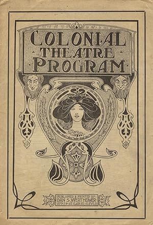 Colonial Theatre program [cover title]