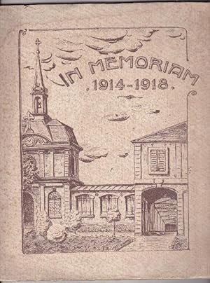 in Memoriam Inauguration Du Monument élevé à La Mémoire Des Internes et Anciens Internes Des Hopi...