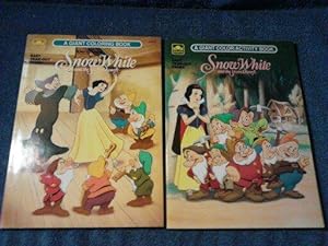 Walt Disney's Snow White and the Seven Dwarfs Coloring books (x2)
