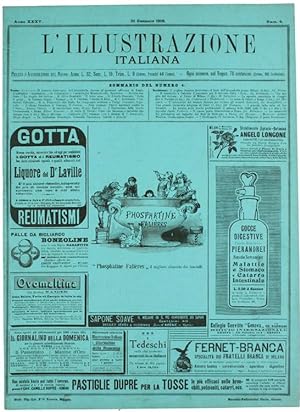 L'ILLUSTRAZIONE ITALIANA. 1908 - n. 4.: