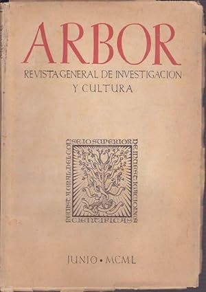 ARBOR, nº 54 - Revista general de investigación y Cultura