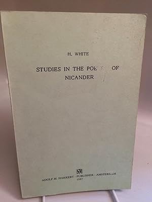 Studies in the poetry of Nicander