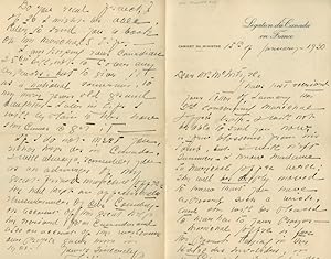 Autographed Signed Letter from Philippe Roy to Marshall Joffre