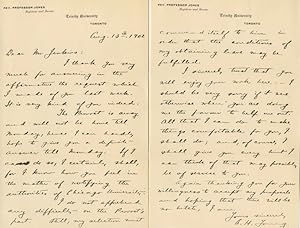 Two Autographed Signed Letters (ASL) of Archibald Hope Young