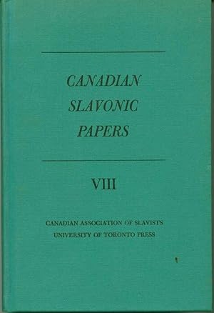 Canadian Slavonic Papers VIII