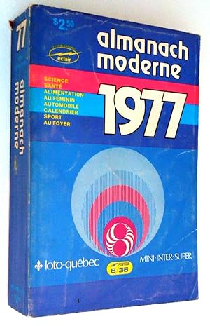 Almanach moderne éclair 1977