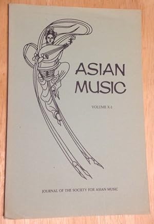 Asian Music Volume X-1 Journal of the Society for Asian Music