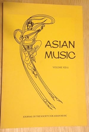Asian Music Volume XIII-2 The Society for Asian Music