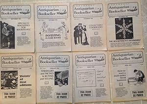 Northeast Antiquarian Bookseller Vol. 1 Nos. 4 -11 September 1985 -March 1986