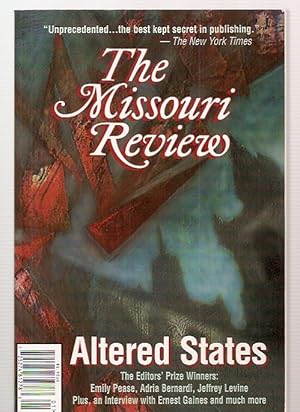 The Missouri Review Volume XXII Number 1 1999 Altered States