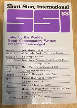Short Story International #88 Volume 15 Number 88 October 1991 Tales by World's Great Contemporar...