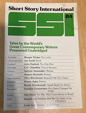 Short Story International #84 Volume 15 Number 84 February 1991 Tales by World's Great Contempora...