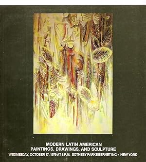 MODERN LATIN AMERICAN PAINTINGS, DRAWINGS, AND SCULTPURE: WEDNESDAY, OCTOBER 17, 1979 AT 8 P.M.: ...