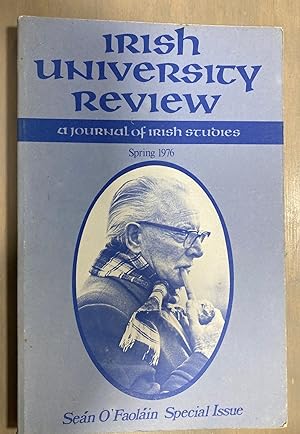 Irish University Review A Journal of Irish Studies Volume 6 Number I Spring 1976 Sean O'Faolain S...