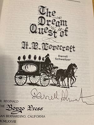 The Dream Quest of H. P. Lovecraft The Milford Series Popular Writers of Today Volume Twelve