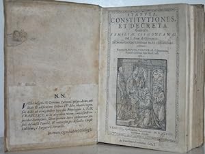 Statuta, constitutiones, et decreta generalia familiae Cismontanae Ord. S. Franc. de observantia....