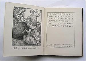 Rubaiyat of Omar Khayyam Rendered into English Verse by Edward Fitzgerald with illustrations by H...