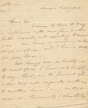Two Autographed Signed Letter (ASL) of Isaac Taylor