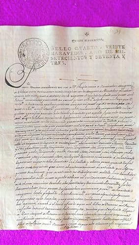 DOCUMENTO DE PLEITO, MARQUESA DE OLIVARES Y LA MARQUESA DE ALMODOVAR Y FONTIBEROS 1773