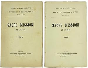 SACRE MISSIONI al popolo. Opere Complete, Volume II in 2 tomi.: