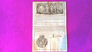 DISTINCION Y VENTAJA AL SOLDADO DE INFANTERIA DE BORBON, PEDRO ESTEBAN LAVIANO 1807, FIRMA CABALLERO