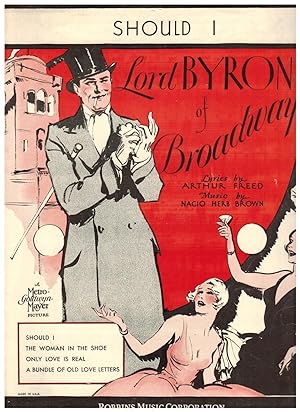 SHOULD I (Sheet Music from "Lord Byron on Broadway")