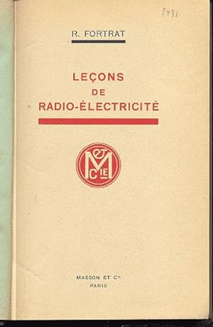 Leçons de radio-électricité