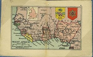 West Africa Map from the Smallest Atlas Ever Published