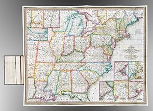 Mitchell's Travellers Guide Through the United States. A Map of the Roads, Distances, Steam Boat ...