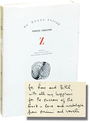 Z (First French Edition, inscribed to William Styron)