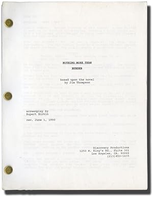 Nothing More Than Murder (Original screenplay for an unproduced film)