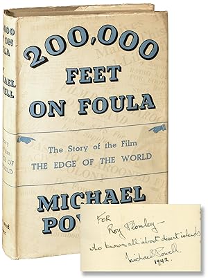 200,000 Feet on Foula [The Edge of the World] (First UK Edition, inscribed by Michael Powell in 1...