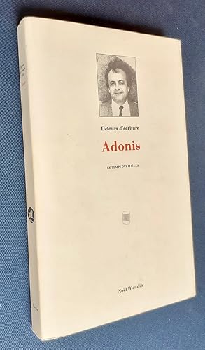 Adonis - Le Feu Souterrain - Détours d'écriture - Numéro 16 -