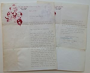 Humorous Typed Letter Signed on Scarce Personal Letterhead