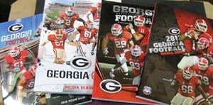 Georgia Football 2010, 2011, 2012 & 2013 Media Guides
