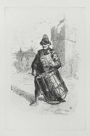 Etching of "The Drummer"