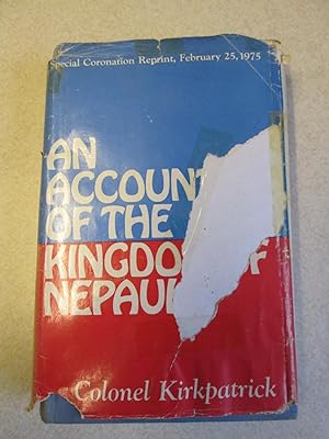An Account of the Kingdom of Nepaul